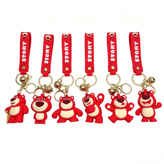 图片7 Custom 3D PVC Cartoon Character Keychains