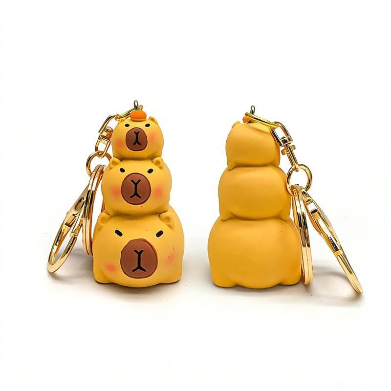 Custom 3D PVC Cartoon Character Keychains 2 小图1