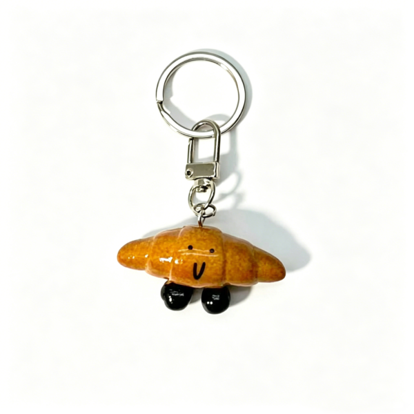 (3) Creative Baking Series Resin Bread Keychains