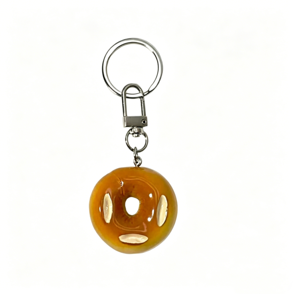 (4) Creative Baking Series Resin Bread Keychains
