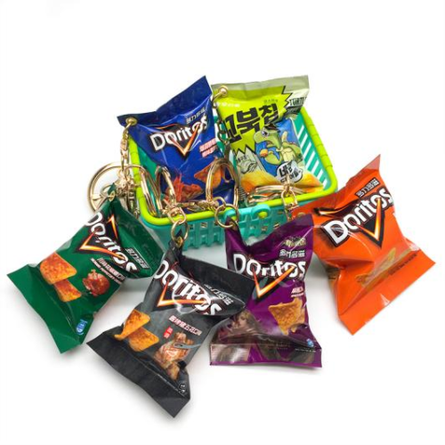 图片6 Realistic Miniature Snack Keychains