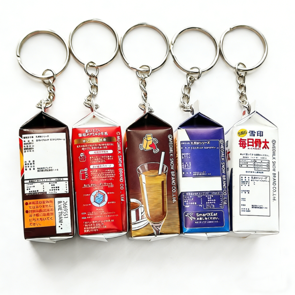 Realistic Miniature Snack Keychains