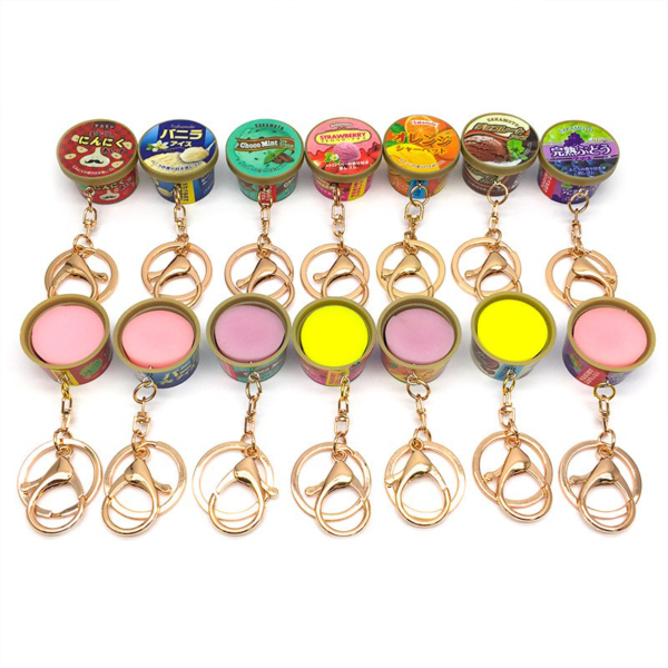 Realistic Miniature Snack Keychains