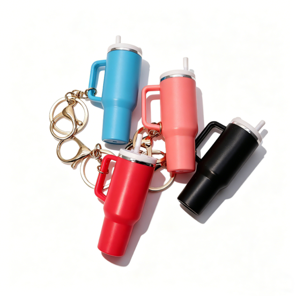 Miniature Replica Stanley Cup Tumbler Keychain