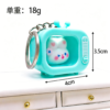 3 Cute Mini TV Light-Up Keychain