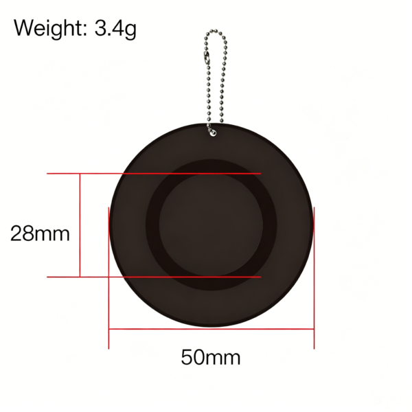 3 Miniature Simulation 5cm Coaster Keychain