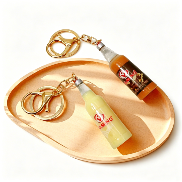 3 Simulated Thai Soy Milk Gashapon Keychain
