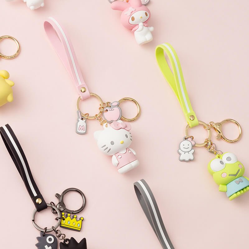 Cute Cartoon Pendant Sanrio Character PVC Keychain 3 H144f17e6189c4267881d0d11747e9a39o