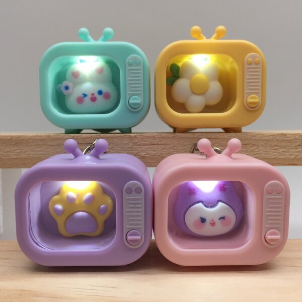 IMG_0453 Cute Mini TV Light-Up Keychain