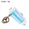 Laser Holographic Fish Scale Mini Cup Keychain