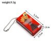 Realistic Miniature Food Toy Chocolate Biscuit Sticks Keychain