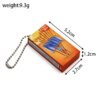 Realistic Miniature Food Toy Chocolate Biscuit Sticks Keychain