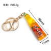 Miniature Realistic Juice Soda Drink Keychain