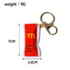 Fun Food Themed Charm French Fries Charm Ketchup Packet Keychain