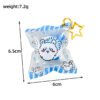 SKU-03-吉伊咔哇充气袋蓝色-星星扣 Popular Manga Character Chiikawa Candy-Bag-Style Inflatable Keychain