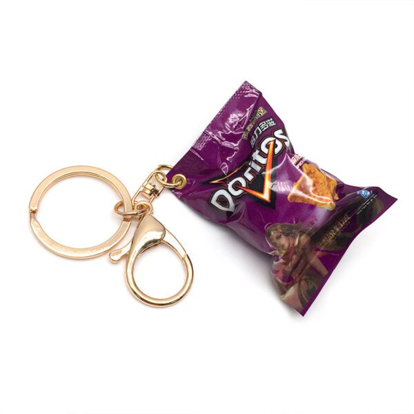 Realistic Doritos Potato Chip Snack Bag Keychain