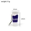 Realistic Customizable Milk Tea Cup Keychain