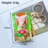 SKU_01_仓鼠粮-金扣 Miniature Realistic Pet Treat Keychain