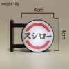 SKU_01_寿司郎圆形灯牌-冰箱贴 Customizable Round Light-Up Refrigerator Magnet