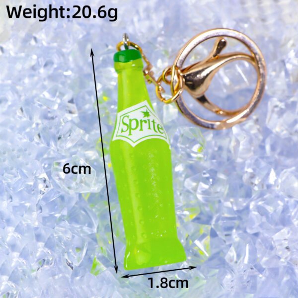 SKU_01_日本汽水-绿色 Replica Japanese Retro Soda Keychain