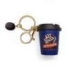 SKU_01_深蓝色城市咖啡杯-金扣 Miniature Simulation Coffee Cup Keychain