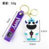 3D PVC Cartoon Poppy Kids Toy Keychain