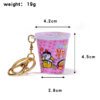 Korean Spicy Chicken Noodle Snack Bag Keychain