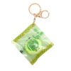 SKU_01_绿色菠萝包-金扣 Miniature Realistic Pineapple Bun Squeeze Stress-Relief Keychain