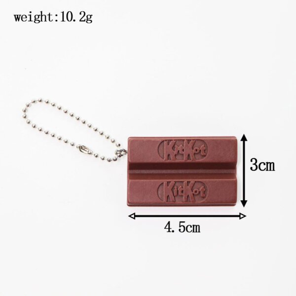 SKU_01_黑色KIKOT巧克力-波珠链 Realistic KitKat Chocolate Keychain/Fridge Magnet