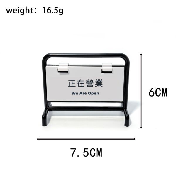Customizable Double-sided Desktop Standing Sign