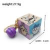 Cute Chiikawa Cartoon Character Rubik's Cube Keychain