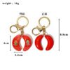Minnan Culture Souvenir Detachable Moon Block Shengbei Keychain