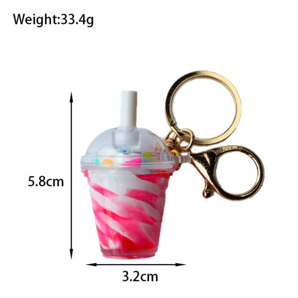 Cute Candy Sundae Ice Cream Keychain