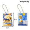 Simulation Miniature Soup Stock Cube Seasoning Keychain