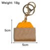 SKU_02_袋装鸡蛋仔-金扣 Realistic Hong Kong Egg Waffle Keychain