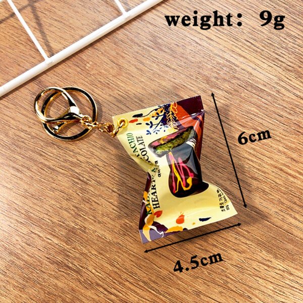 SKU_02_韩国爱心派零食袋-金扣 British Potato Chip Snack Bag Keychain