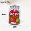 SKU_02_韩国饮料易拉罐-草莓 Realistic Korean Lotte Juice Pull-tab Can Keychain