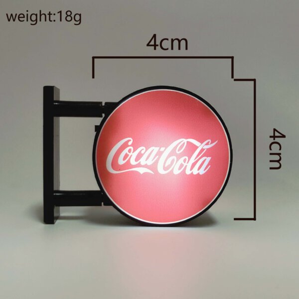 SKU_03_圆形灯牌可乐-冰箱贴 Customizable Round Light-Up Refrigerator Magnet