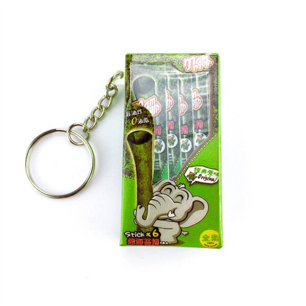 Miniature "Little Boss" Seaweed Snack Gashapon Keychain