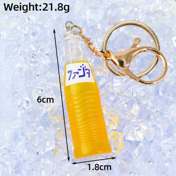 SKU_03_日本汽水-橙色 Replica Japanese Retro Soda Keychain