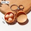SKU_03_灌汤包金扣 Miniature Xiao Long Bao Dim Sum Keychain