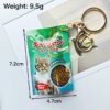 SKU_03_猫粮-金扣 Miniature Realistic Pet Treat Keychain
