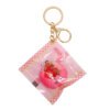 SKU_03_粉色菠萝包-金扣 Miniature Realistic Pineapple Bun Squeeze Stress-Relief Keychain