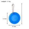 SKU_03_迷你小杯垫蓝色波珠链 Miniature Simulation 5cm Coaster Keychain