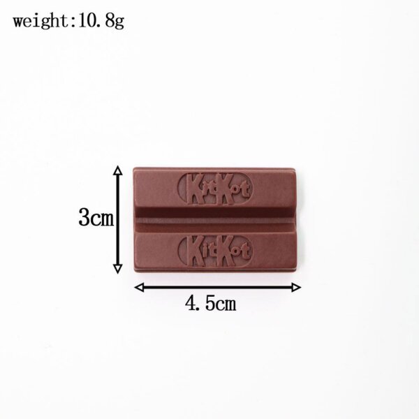 SKU_03_黑色KIKOT巧克力-冰箱贴 Realistic KitKat Chocolate Keychain/Fridge Magnet