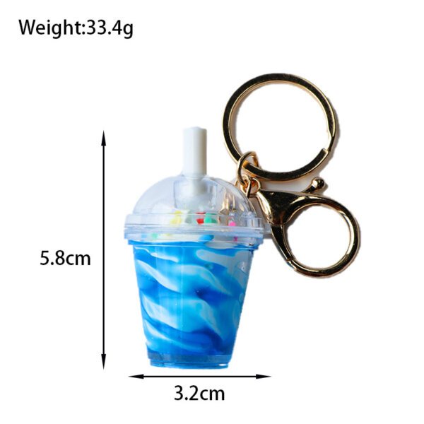 Cute Candy Sundae Ice Cream Keychain