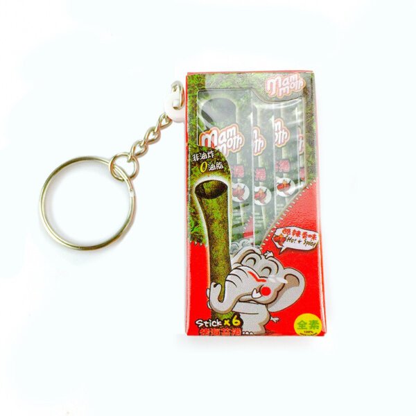 Miniature "Little Boss" Seaweed Snack Gashapon Keychain