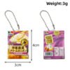 Simulation Miniature Soup Stock Cube Seasoning Keychain