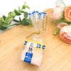 SKU_04_第一代吐司-白色-波珠链 Realistic Japanese Toast Decompression Food Toy Keychain