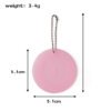 SKU_04_迷你小杯垫粉色波珠链 Miniature Simulation 5cm Coaster Keychain
